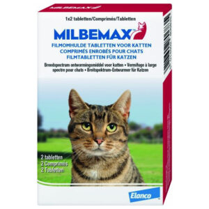 Milbemax Kat - 2-12 kg - 2 tabletten